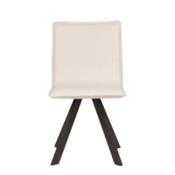 Mobliberica Denia Moblibérica® Chaise moderne en synthétique et métal> Chaise De Salle à Manger