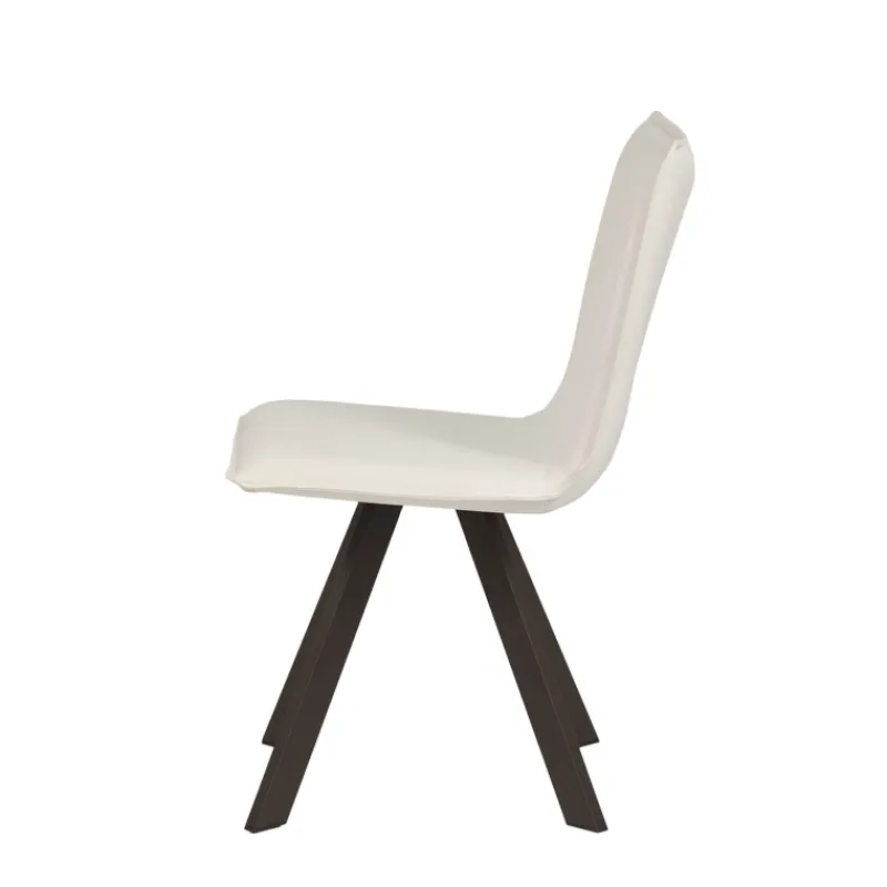 Mobliberica Denia Moblibérica® Chaise moderne en synthétique et métal> Chaise De Salle à Manger