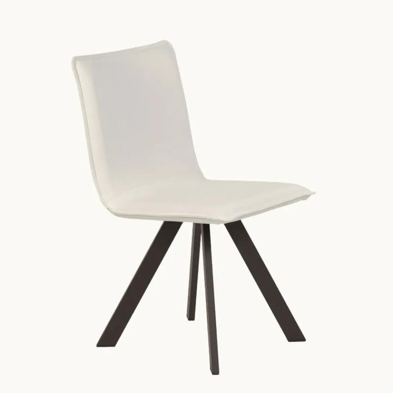 Mobliberica Denia Moblibérica® Chaise moderne en synthétique et métal> Chaise De Salle à Manger