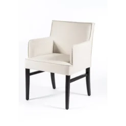 Sessio Diem 40 Fauteuil contemporain en synthétique et bois><noscript><img width=