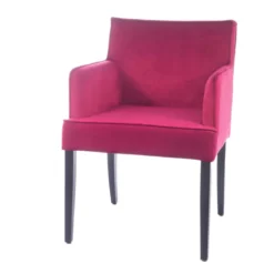 Sessio Diem Fauteuil contemporain rembourré en tissu et pieds en bois> Chaise De Salle à Manger|Chaise Salon