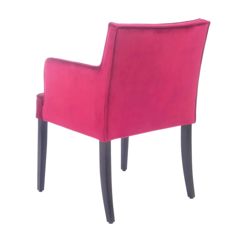 Sessio Diem Fauteuil contemporain rembourré en tissu et pieds en bois> Chaise De Salle à Manger|Chaise Salon
