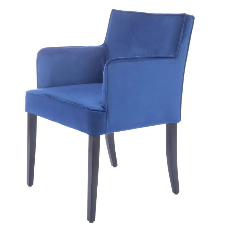 Sessio Diem Fauteuil contemporain rembourré en tissu et pieds en bois> Chaise De Salle à Manger|Chaise Salon