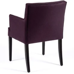 Sessio Diem Fauteuil contemporain rembourré en tissu et pieds en bois><noscript><img width=