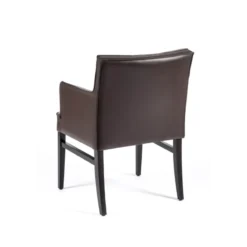 Sessio Diem 4 Fauteuil matelassé en synthétique et bois><noscript><img width=