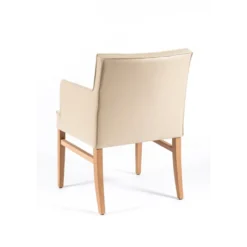 Sessio Diem 4 Fauteuil matelassé en synthétique et bois><noscript><img width=