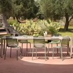 Doga bistrot Chaise de jardin design empilable sans accoudoirs de fabrication italienne> Chaise De Jardin