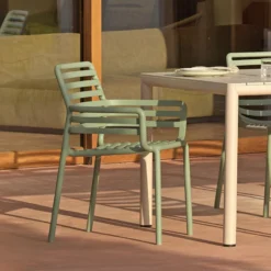 Doga Fauteuil de jardin design empilable fabriqué en Italie> Chaise De Jardin|Fauteuil De Jardin