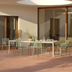 Doga Fauteuil de jardin design empilable fabriqué en Italie><noscript><img width=