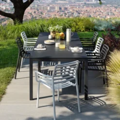 Doga Fauteuil de jardin design empilable fabriqué en Italie><noscript><img width=