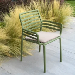 Doga Fauteuil de jardin design empilable fabriqué en Italie><noscript><img width=