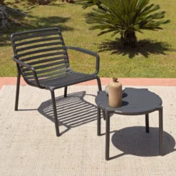 Doga Table basse de jardin ronde empilable fabriquée en Italie><noscript><img width=