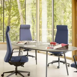 Sokoa Eden 02 Fauteuil de direction en tissu avec têtière made in France><noscript><img width=