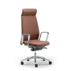 Sokoa Eden 02 Fauteuil de direction en tissu avec têtière made in France><noscript><img width=