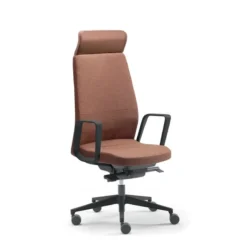 Sokoa Eden 02 Fauteuil de direction en tissu avec têtière made in France><noscript><img width=
