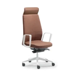 Sokoa Eden 02 Fauteuil de direction en tissu avec têtière made in France><noscript><img width=