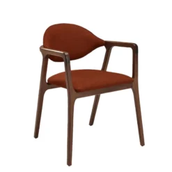 Dasras Eden Fauteuil design en bois massif et tissu><noscript><img width=