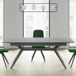 Cancio Eiffel Table extensible moderne en Dekton> Table De Salle à Manger