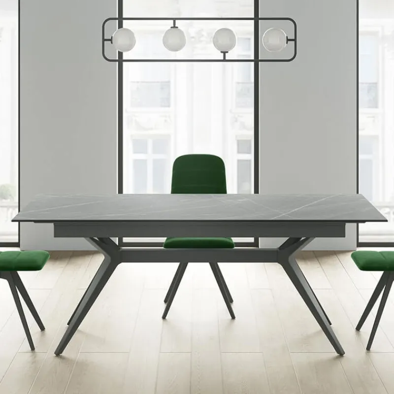 Cancio Eiffel Table extensible moderne en Dekton> Table De Salle à Manger