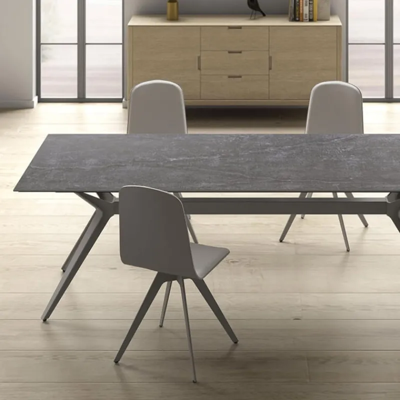 Cancio Eiffel Table extensible moderne en Dekton> Table De Salle à Manger