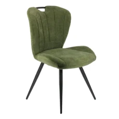 EliseChaise rembourrée pivotante en tissu avec poignée><noscript><img width=