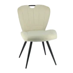 EliseChaise rembourrée pivotante en tissu avec poignée><noscript><img width=