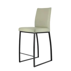 Perfecta Elite Tabouret snack rembourré en simili et métal><noscript><img width=