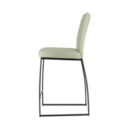 Perfecta Elite Tabouret snack rembourré en simili et métal><noscript><img width=