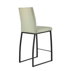 Perfecta Elite Tabouret snack rembourré en simili et métal><noscript><img width=