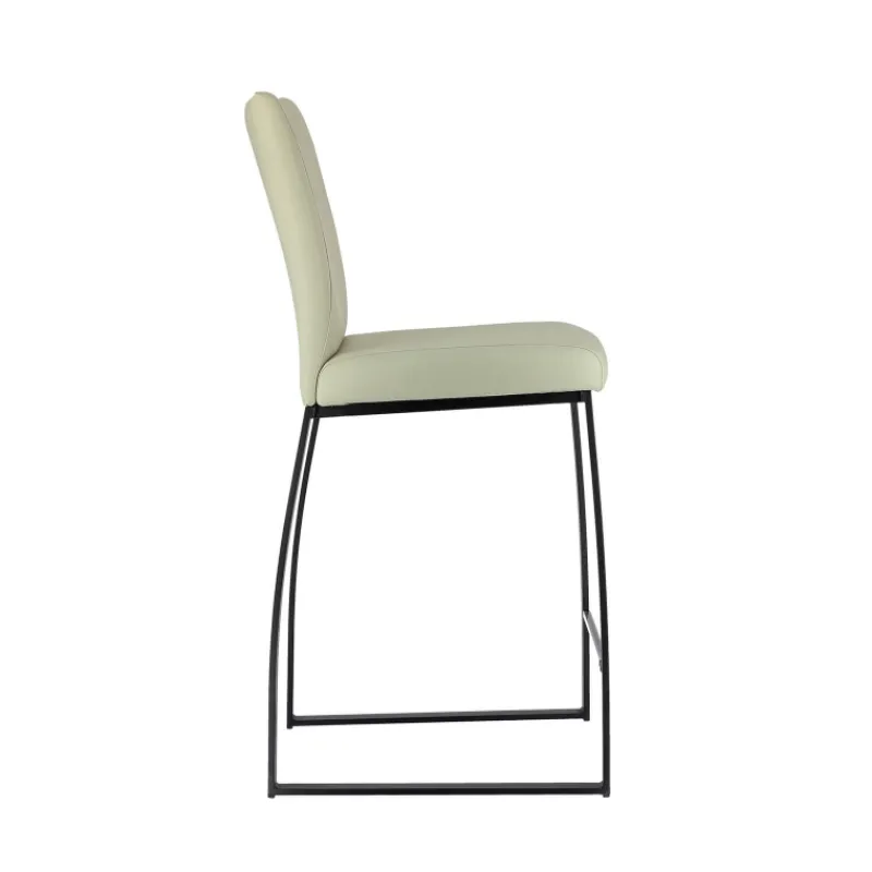 Perfecta Elite Tabouret snack rembourré en simili et métal> Tabouret Snack (assise +/- 65 Cm)|Tabouret De Bar (assise +/- 80 Cm)