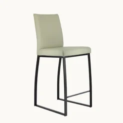 Perfecta Elite Tabouret snack rembourré en simili et métal><noscript><img width=