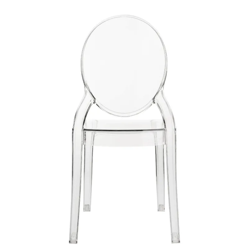 Elizabeth Chaise enfant transparente médaillon> Chaise De Salle à Manger