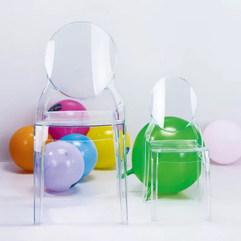 Elizabeth Chaise enfant transparente médaillon> Chaise De Salle à Manger