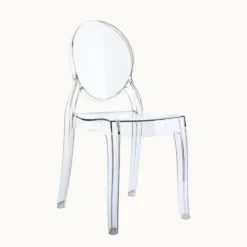 Elizabeth Chaise enfant transparente médaillon><noscript><img width=