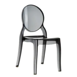 Elizabeth Chaise médaillon transparente en polycarbonate><noscript><img width=