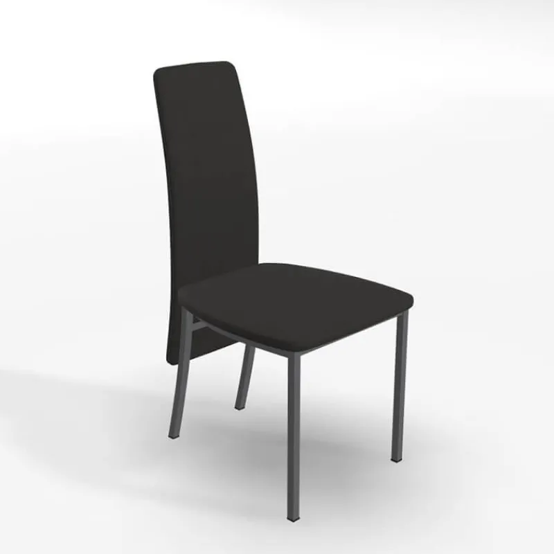 Perfecta Elyn Chaise de séjour contemporaine tissu et pieds métal> Chaise De Salle à Manger