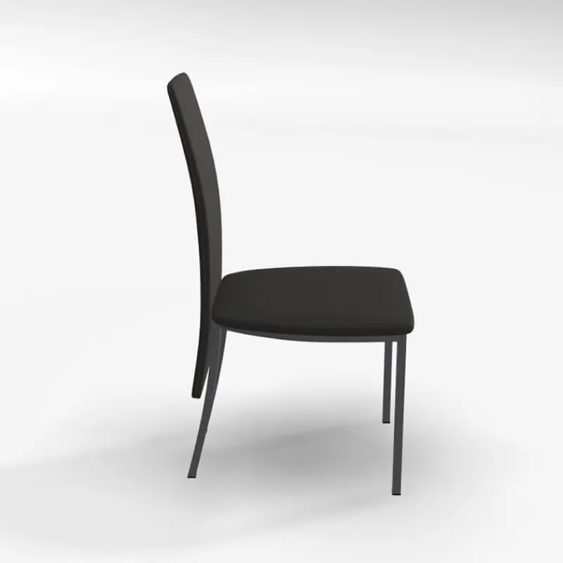 Perfecta Elyn Chaise de séjour contemporaine tissu et pieds métal> Chaise De Salle à Manger
