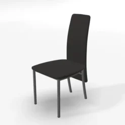 Perfecta Elyn Chaise de séjour contemporaine tissu et pieds métal><noscript><img width=