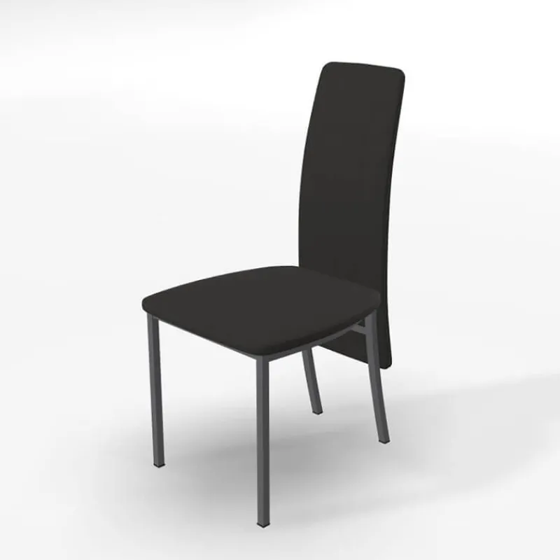 Perfecta Elyn Chaise de séjour contemporaine tissu et pieds métal> Chaise De Salle à Manger