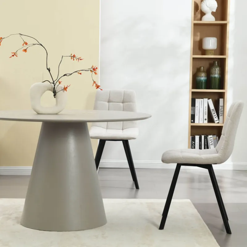 EmmyTable design ronde avec pied central> Table De Salle à Manger