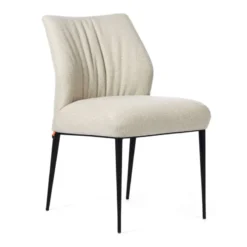 Mobitec Enora Chaise ® moderne en tissu et pieds en métal> Chaise De Salle à Manger