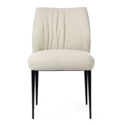 Mobitec Enora Chaise ® moderne en tissu et pieds en métal> Chaise De Salle à Manger