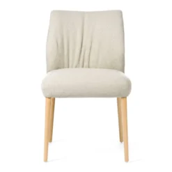 Mobitec Enora ® Chaise cocooning en tissu et pieds en bois> Chaise De Salle à Manger|Chaise Salon