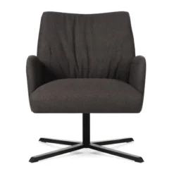 Mobitec Enora ® Fauteuil cocooning pivotant en tissu et métal> Fauteuil De Salon