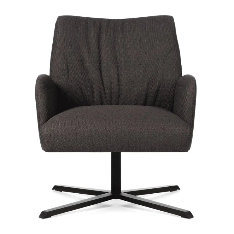 Mobitec Enora ® Fauteuil cocooning pivotant en tissu et métal> Fauteuil De Salon