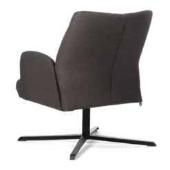 Mobitec Enora ® Fauteuil cocooning pivotant en tissu et métal><noscript><img width=