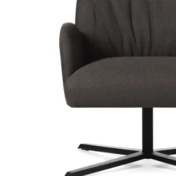 Mobitec Enora ® Fauteuil cocooning pivotant en tissu et métal><noscript><img width=