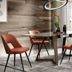 Europea Evelyne Chaise moderne bimatière avec dossier ajouré> Chaise Pour Chambre|Chaise De Salle à Manger