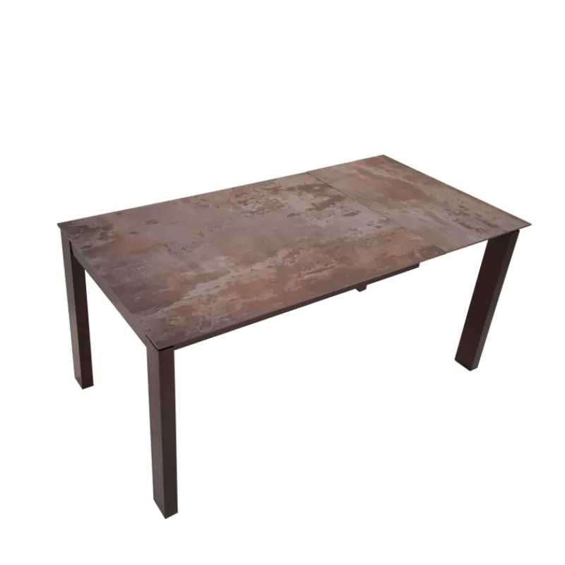 Pure design Evento Table rectangulaire extensible avec plateau en dekton et pieds en métal> Table De Cuisine