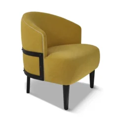 Paget Factory Fauteuil vintage en tissu fabriqué en France> Fauteuil De Salon